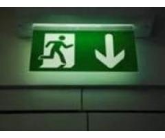 Emergency Lighting test in a Communal Area on 02920 140045 in Cardiff